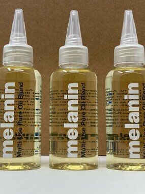 3x Melanin Haircare Multi Use Pure Blend 3.4oz Baobab, Argan Oil, Vitamin E New